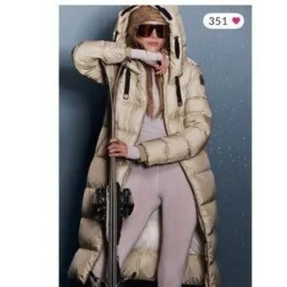 Free People X Parajumpers Panda Down Jacket - Women's - Tapioca - Medium NWT - Picture 1 of 8